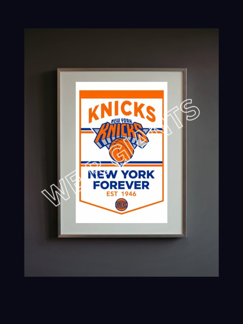 New York Knicks 17x11 Wall Art NBA Poster NY Knicks Unframed